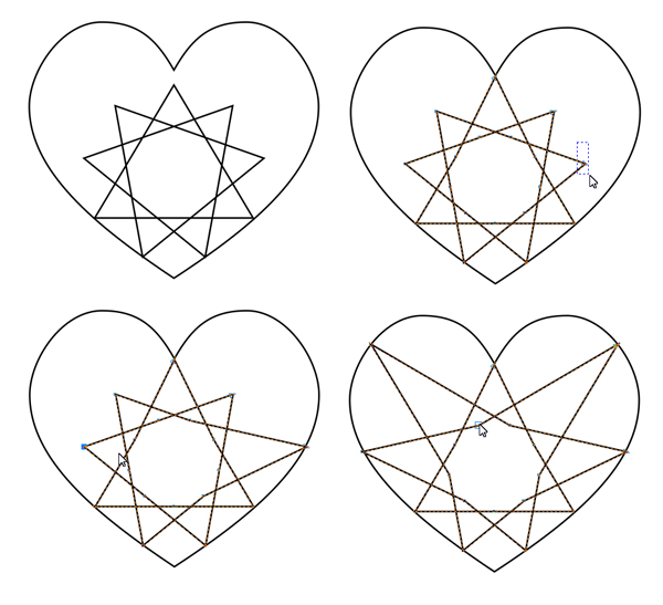 form the inner part of our star with the complex star 1