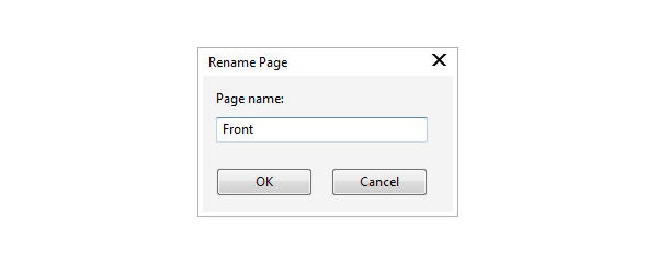 rename front page