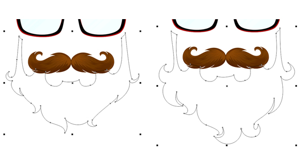 add more details to the beard base