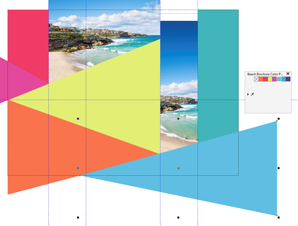 blue triangle