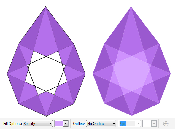 apply the color with Smart Fill tool 2