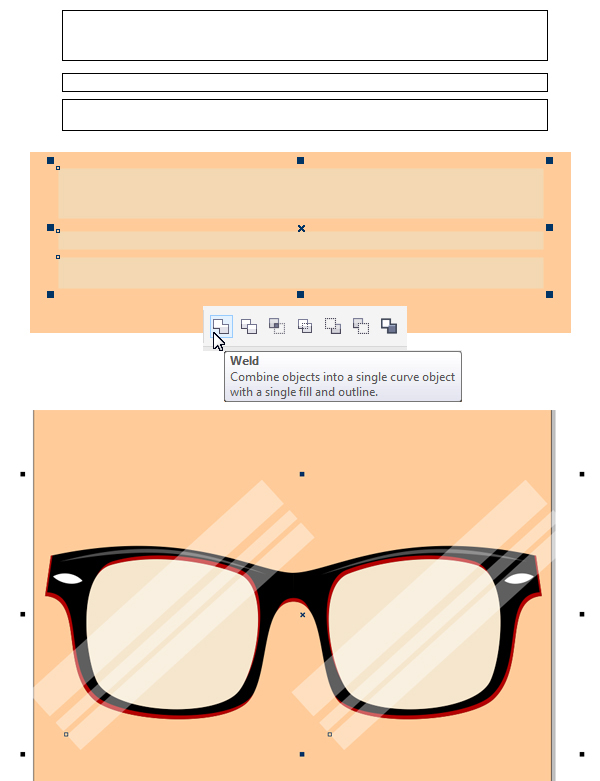 make highlights with rectangles