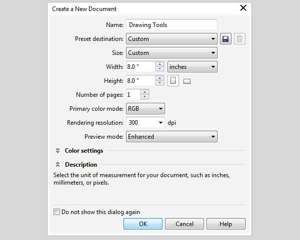 Create a New Document