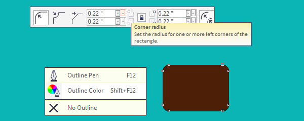 Draw a rounded rectangle