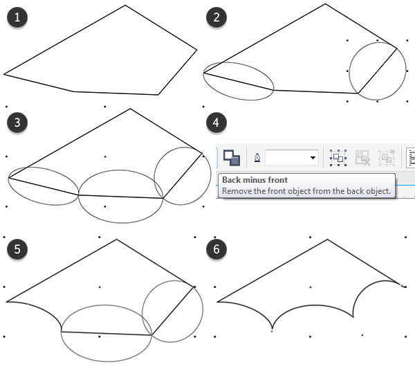 Finalise the bat wing shape