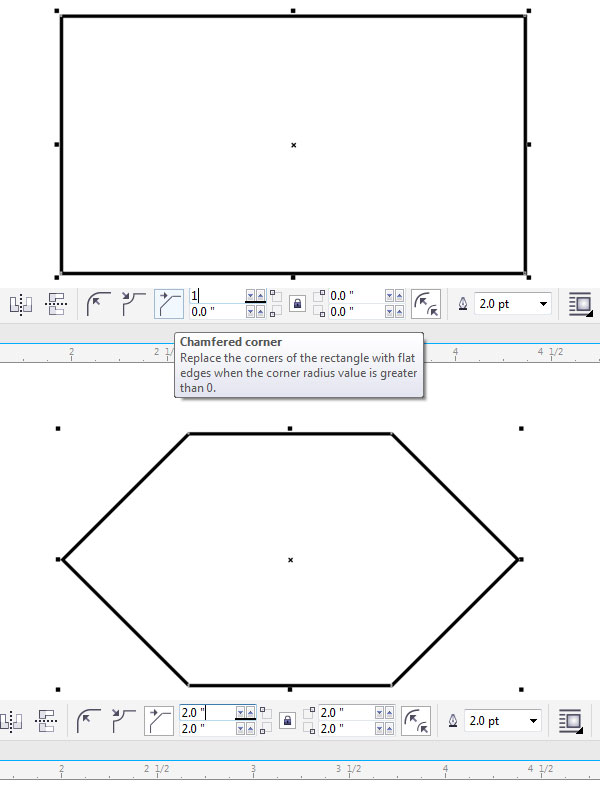Create a simple hexagon