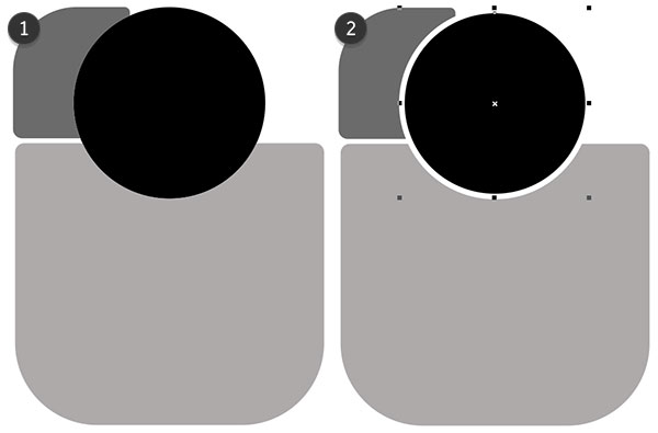 simplify the objects and reduce the circles size