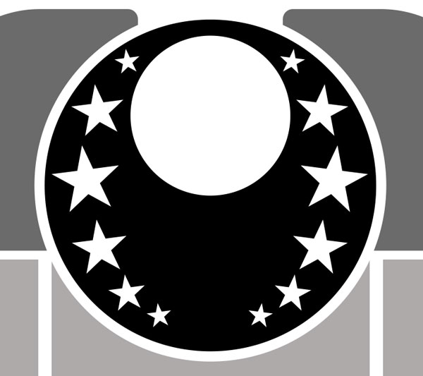 subtract the circle and stars