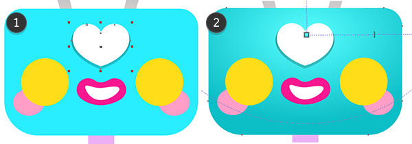 apply a fill to the head