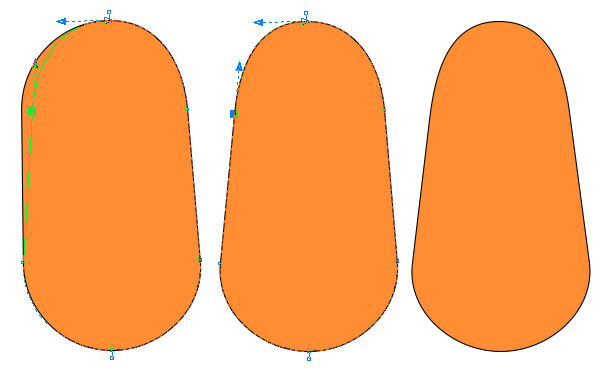 Convert to Curves and Adjust Nodes