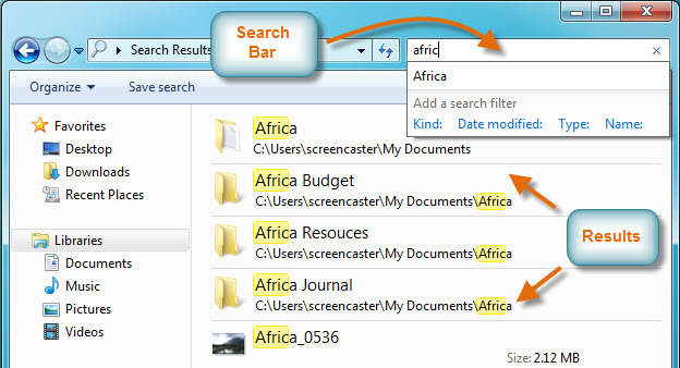 Search bar