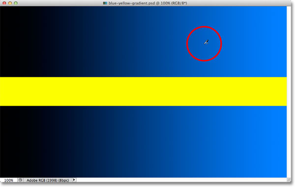 Clicking on the image with the Add to Sample Tool. 
