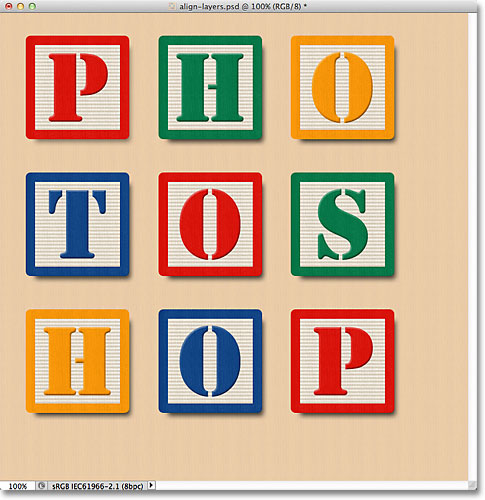 The blocks have now been aligned and distributed in the document. 