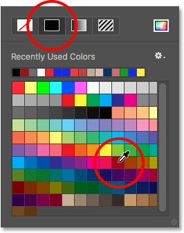 Choosing a dark red.