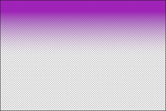 The purple to transparent gradient. 