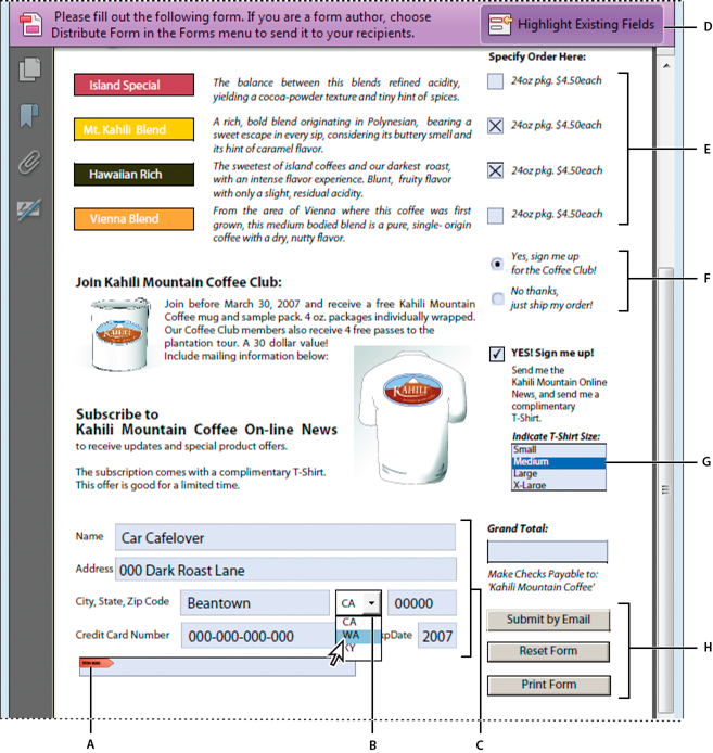 Create a form Create a form in Acrobat