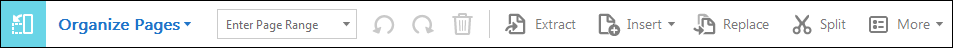 Choose Tools, Organize Pages