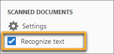 Turn off automatic OCR