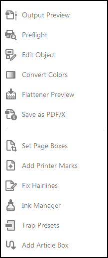 Print Production Tools in Acrobat