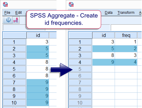 SPSS Aggregate SPSS Aggregate