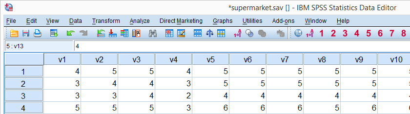 SPSS Data Supermarket