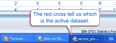 SPSS Active Dataset