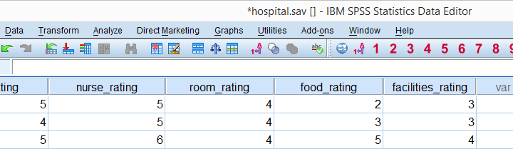 SPSS Hospital Dataset