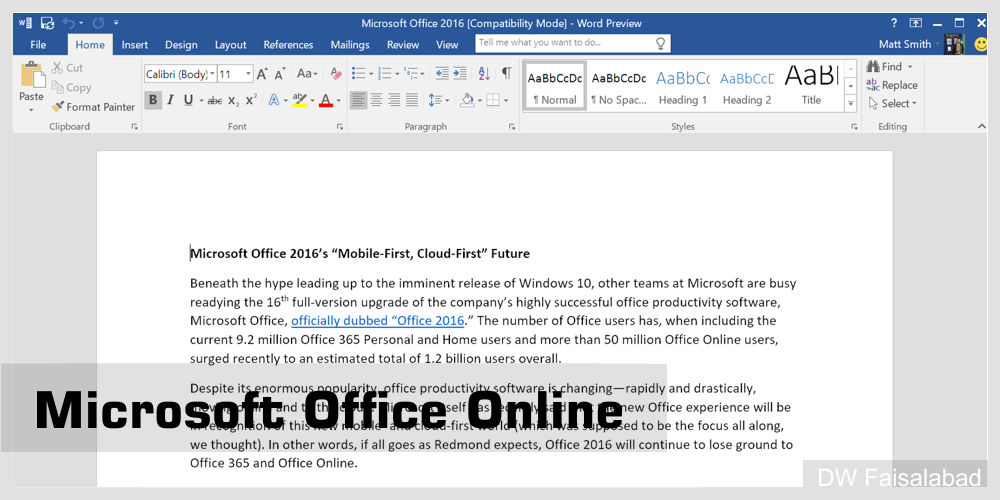 Microsoft Office Online