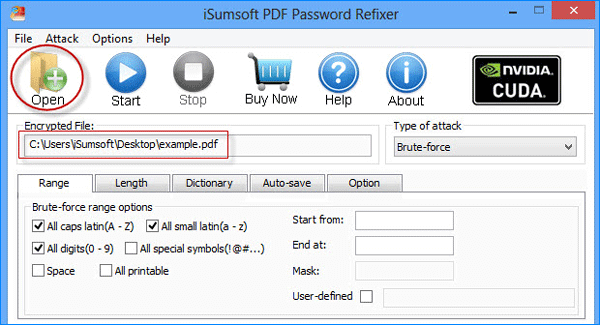 Add PDF file path