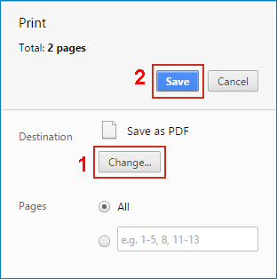 Save as PDF