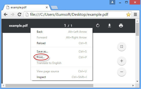 Select Print