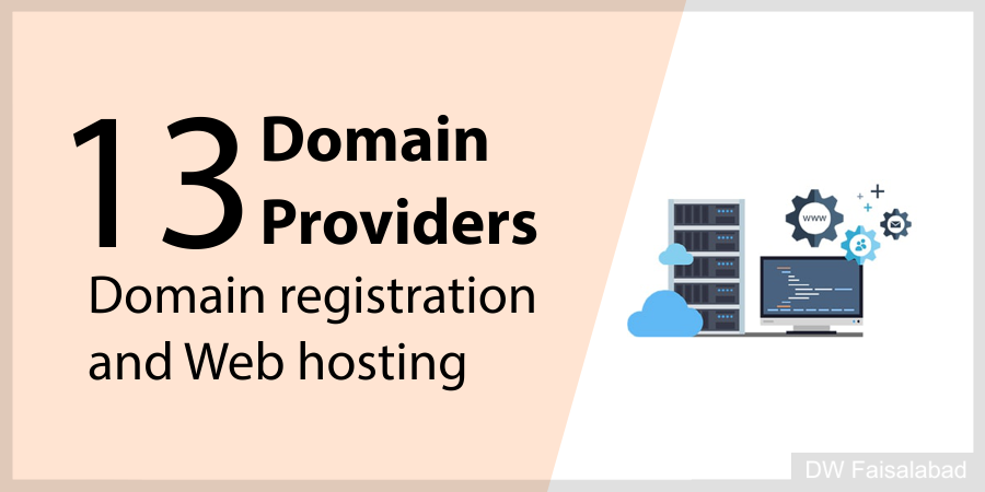 Top 13 Domain Providers - DW Faisalabad